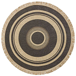 Ковер из комбинированного состава с узором Circles of goodness варинант исполнения - 1 | Loft Concept в Саратове