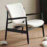 Кресло с каркасом и ножками из древесины и мягкими сиденьем и спинкой Venice варинант исполнения - 2 | Loft Concept в Саратове