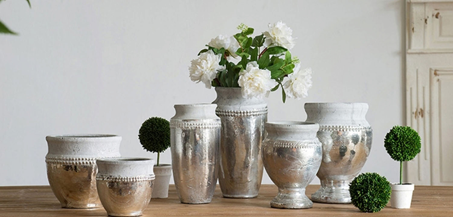 Ваза Vase Argenta silver 27 Ваза Vase Argenta silver 27 - Loft-Concept в Саратове