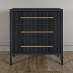 Комод Primo с 3 выдвижными ящиками Черный дуб варинант исполнения - 1 | Loft Concept в Саратове