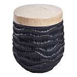 Приставной столик с фактурой под натуральное дерево Immortality варинант исполнения - 1 | Loft Concept в Саратове