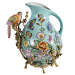 Кувшин с птичкой и  цветочным рисунком Blue Garden варинант исполнения - 1 | Loft Concept в Саратове