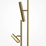 Напольный торшер светодионый золотой Lumen Duo варинант исполнения - 2 | Loft Concept в Саратове