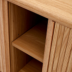 Буфет с 2-мя раздвижными дверцами из ясеневого шпона Toinette варинант исполнения - 3 | Loft Concept в Саратове