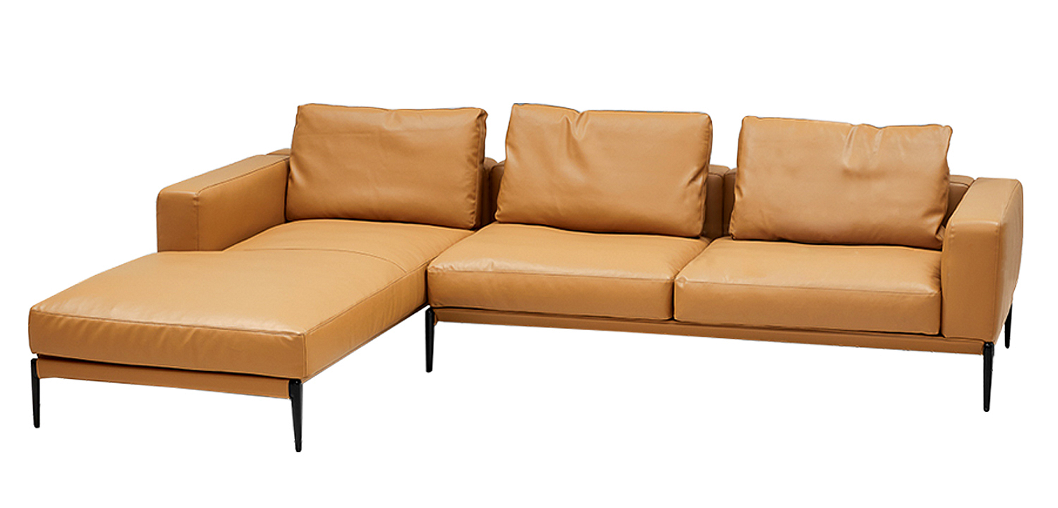 Диван угловой Minimalistic Caramel Corner Sofa Диван угловой Minimalistic Caramel Corner Sofa - Loft-Concept в Саратове