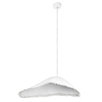 Подвесной светильник с асимметричным волнообразным абажуром и фактурной бахромой по краю Tactile Line варинант исполнения - 4 | Loft Concept в Саратове