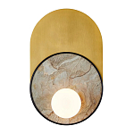 Бра с каменным диском в металлической раме Sandstone Painting варинант исполнения - 1 | Loft Concept в Саратове