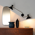 Бра с 2-мя поворотными плафонами Davy Duo Wall Lamp варинант исполнения - 2 | Loft Concept в Саратове