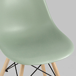 Пластиковый стул на ножках из массива бука Eames Mint варинант исполнения - 7 | Loft Concept в Саратове