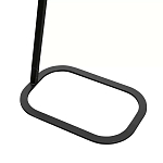 Столик приставной с прямоугольной серой столешницей Steel Stable Table варинант исполнения - 3 | Loft Concept в Саратове