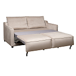 Диван двухместный раскладной светло-серый с кантом Pride варинант исполнения - 2 | Loft Concept в Саратове