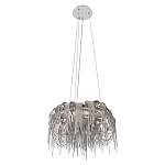 Люстра подвесная круглая с изогнутыми металлическими дугами и ниспадающими цепочками 65 см Atlantis Chain варинант исполнения - 12 | Loft Concept в Саратове