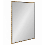 Зеркало прямоугольное в фактурной золотой раме Reflective Fabric варинант исполнения - 1 | Loft Concept в Саратове