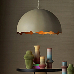 Подвесной светильник в форме купола с сочетанием золотого и оливкового цвета Eggshell варинант исполнения - 3 | Loft Concept в Саратове