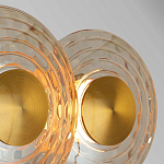 Бра из трех стеклянных фактурных дисков Eyepiece варинант исполнения - 4 | Loft Concept в Саратове