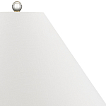 Настольная лампа овальная с тропическим принтом Stylized Aalm Leaves Motif варинант исполнения - 3 | Loft Concept в Саратове