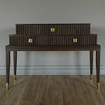 Премиальная Консоль с тремя ящиками Elsa Dreams Walnut варинант исполнения - 3 | Loft Concept в Саратове