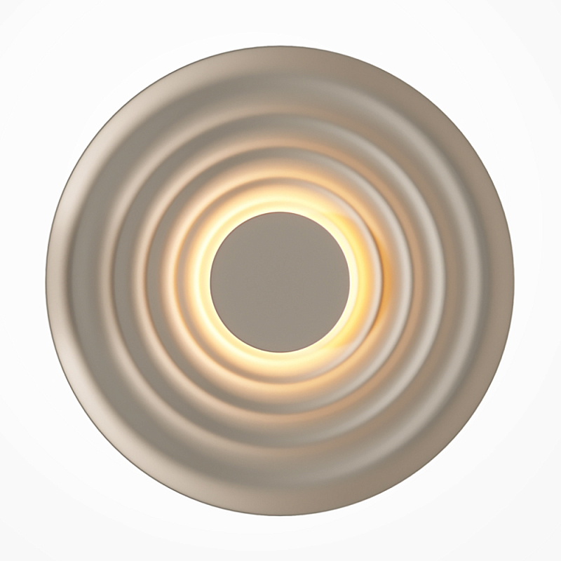 Бра круглое Soft Halo бежевый Бежевый в Саратове | Loft Concept 