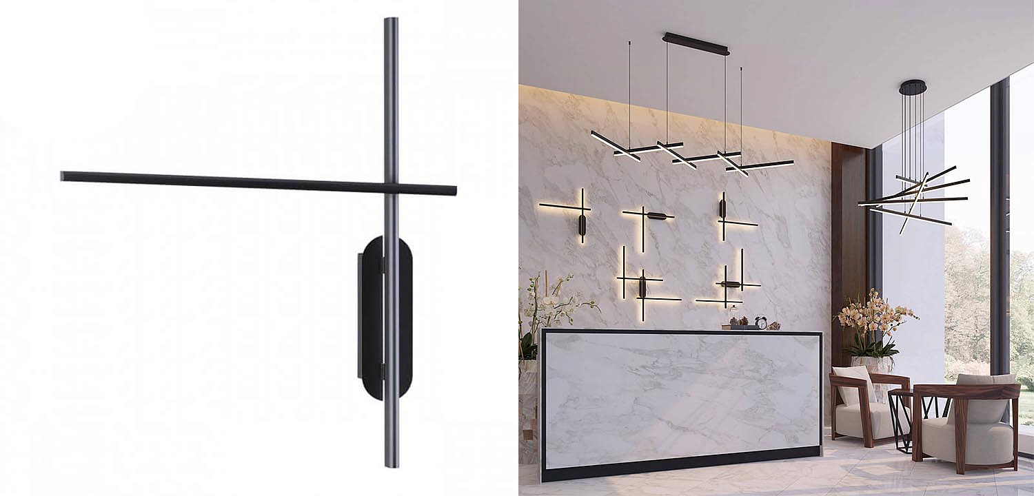 Бра Rolf Two Black Lines Бра Rolf Two Black Lines - Loft-Concept в Саратове