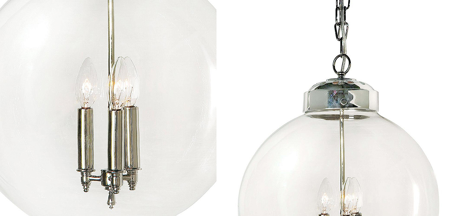 Подвесной светильник Conor Globe Hanging lamp Silver Подвесной светильник Conor Globe Hanging lamp Silver - Loft-Concept в Саратове