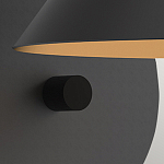 Бра с широким конусным плафоном с золотистой внутренней стороной Alora Mood варинант исполнения - 4 | Loft Concept в Саратове