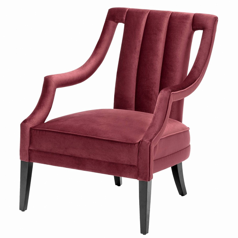 Кресло Eichholtz Chair Ermitage Bordeaux Бургундский красный Кресло Eichholtz Chair Ermitage Bordeaux Бургундский красный в Саратове | Loft Concept