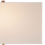 Торшер с прямоугольным абажуром на белом мраморном основании Asymmetry on Marble варинант исполнения - 3 | Loft Concept в Саратове