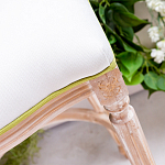 Барный стул золотистый из натурального бука с изображением птиц и цветов Blooming Birds варинант исполнения - 2 | Loft Concept в Саратове