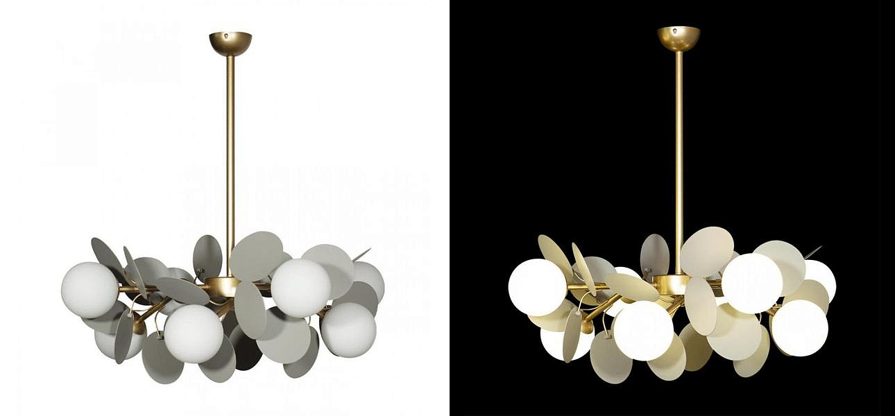 Люстра MATISSE Chandelier Gray 8 ламп Люстра MATISSE Chandelier Gray 8 ламп - Loft-Concept в Саратове