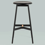 Черный барный стул Knopper варинант исполнения - 3 | Loft Concept в Саратове