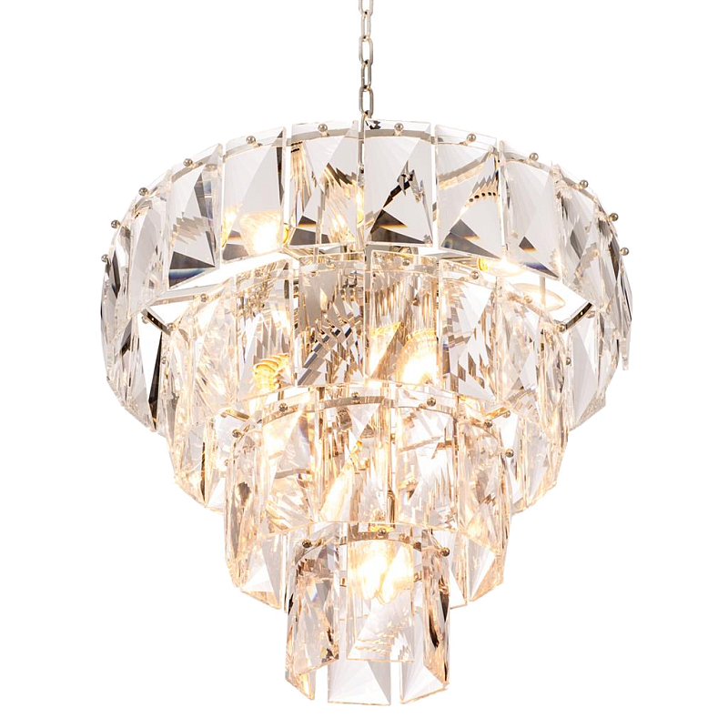 Люстра Chandelier Amazone S Никель Прозрачный в Саратове | Loft Concept 