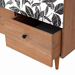 Шкаф с принтом Leaf bouquet варинант исполнения - 3 | Loft Concept в Саратове