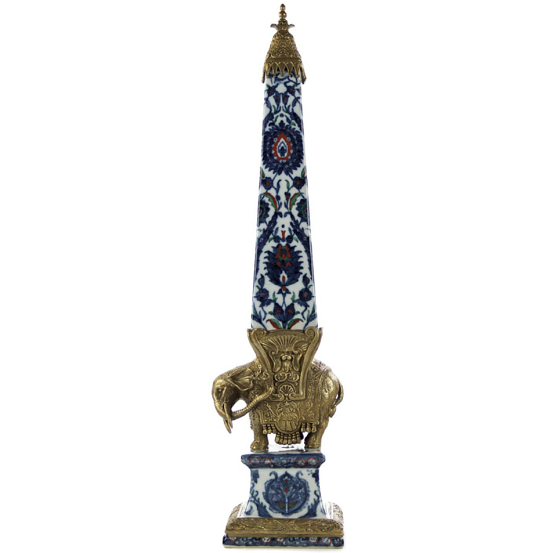 Фигурка The erected obelisk Бронза Белый Синий Красный Фигурка The erected obelisk Бронза Белый Синий Красный в Саратове | Loft Concept
