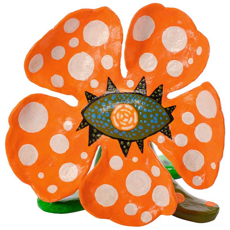 Декоративная статуэтка Yayoi Kusama Flowers that Bloom at Midnight Orange Мульти Оранжевый Декоративная статуэтка Yayoi Kusama Flowers that Bloom at Midnight Orange Мульти Оранжевый в Саратове | Loft Concept