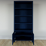 Книжный Стеллаж Elsa Dreams Blue с задней стенкой варинант исполнения - 4 | Loft Concept в Саратове