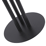 Настольная лампа с тремя прозрачными куполообразными плафонами и черным металлическим основанием Flos Wireline Lighting варинант исполнения - 2 | Loft Concept в Саратове