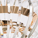 Бра золотого цвета с изогнутыми хрустальными элементами Radiant Ribbons варинант исполнения - 4 | Loft Concept в Саратове