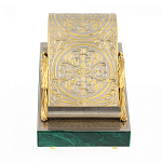 Подставка для телефона из натурального камня малахит Natural Stone Stand варинант исполнения - 3 | Loft Concept в Саратове