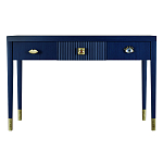 Дизайнерский Письменный стол Elsa Dreams Blue с тремя ящиками варинант исполнения - 5 | Loft Concept в Саратове