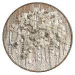 Круглый Вязанный Гобелен Абстракция Breath of Mist Wall Hanging варинант исполнения - 3 | Loft Concept в Саратове