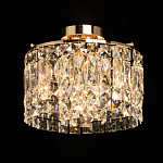 Потолочный светильник круглый с прозрачными подвесками Lunet варинант исполнения - 2 | Loft Concept в Саратове