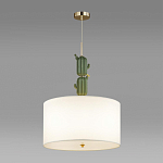 Подвесной светильник с декором в виде кактуса из керамики Opuntia D45 см варинант исполнения - 4 | Loft Concept в Саратове