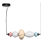 Подвесной светильник фигруный с керамическими элементами 18W LED Fragrant Light варинант исполнения - 3 | Loft Concept в Саратове