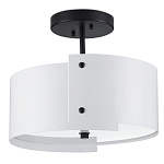 Потолочный светильник круглый светодиодный Semicircular White Panels белый варинант исполнения - 3 | Loft Concept в Саратове