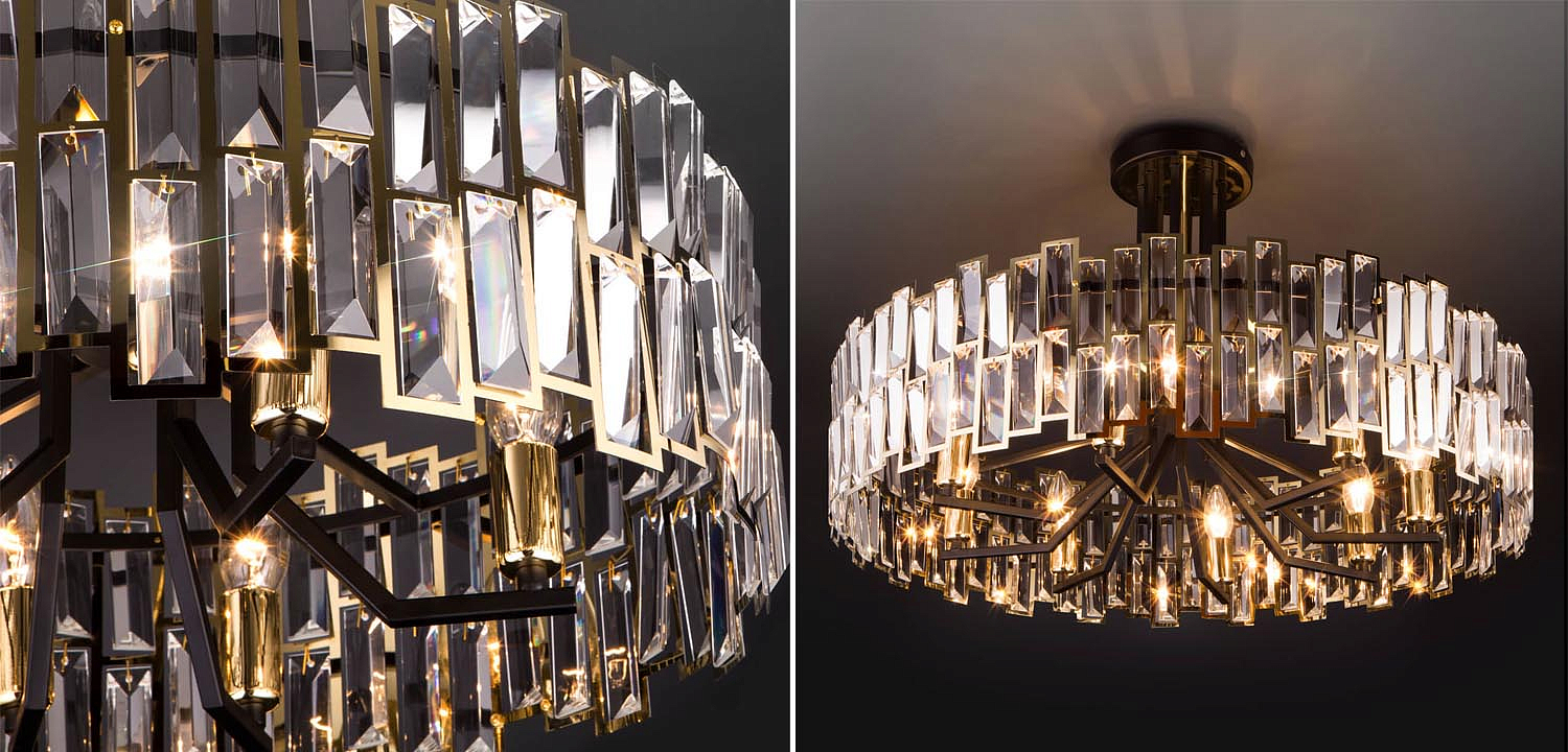 Потолочная люстра Darkness Chandelier gold 71 Потолочная люстра Darkness Chandelier gold 71 - Loft-Concept в Саратове