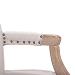 Кресло Aubrey Classical Armchair beige flax варинант исполнения - 4 | Loft Concept в Саратове