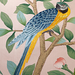 Обои ручная роспись Amazonia Florence Pink dyed silk варинант исполнения - 7 | Loft Concept в Саратове