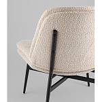 Кресло лаунж Tail молочный варинант исполнения - 3 | Loft Concept в Саратове