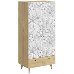 Шкаф с принтом Cotton варинант исполнения - 1 | Loft Concept в Саратове