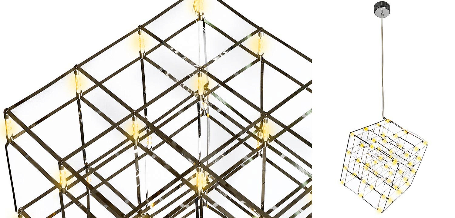 Люстра Moooi Tesseract Yellow lamp S Люстра Moooi Tesseract Yellow lamp S - Loft-Concept в Саратове